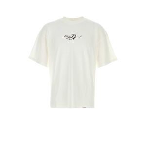 Represent Men White Cotton T-Shirt
